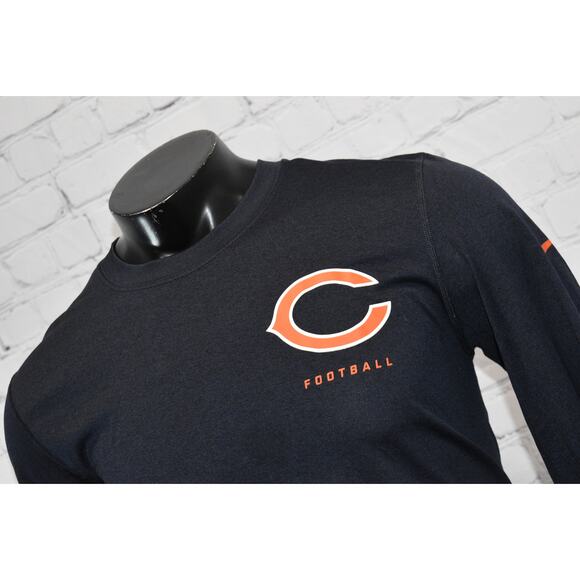 Nike Gym Shirt Mens Size Medium Dri-Fit Performance Chicago Bears Football NFL - Picture 2 of 7